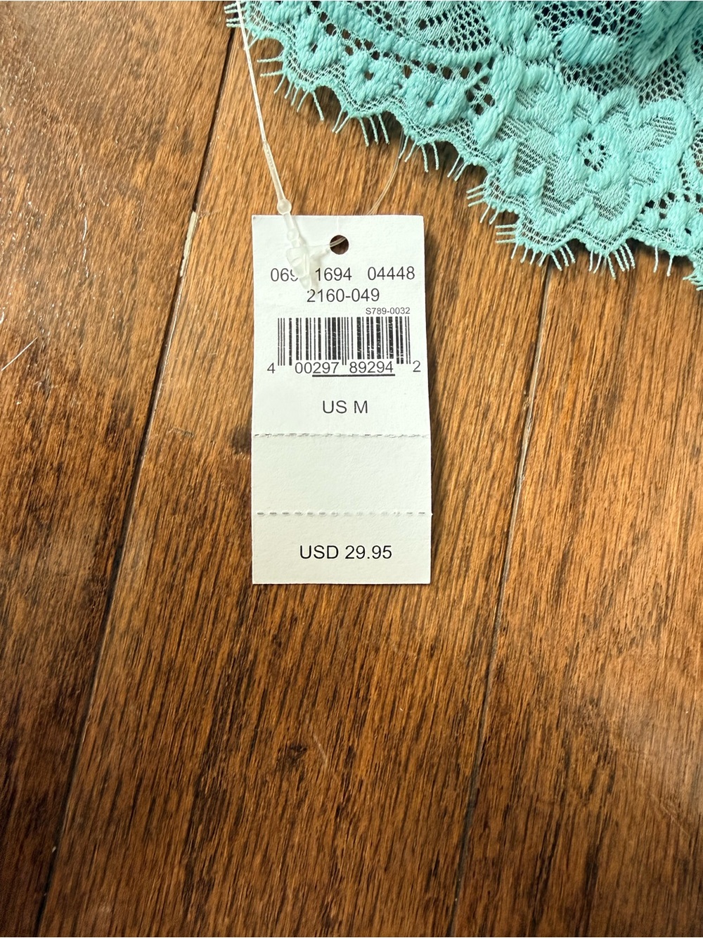 aerie Eyelash Lace Padded T-Back Bralette - Picture 4 of 7